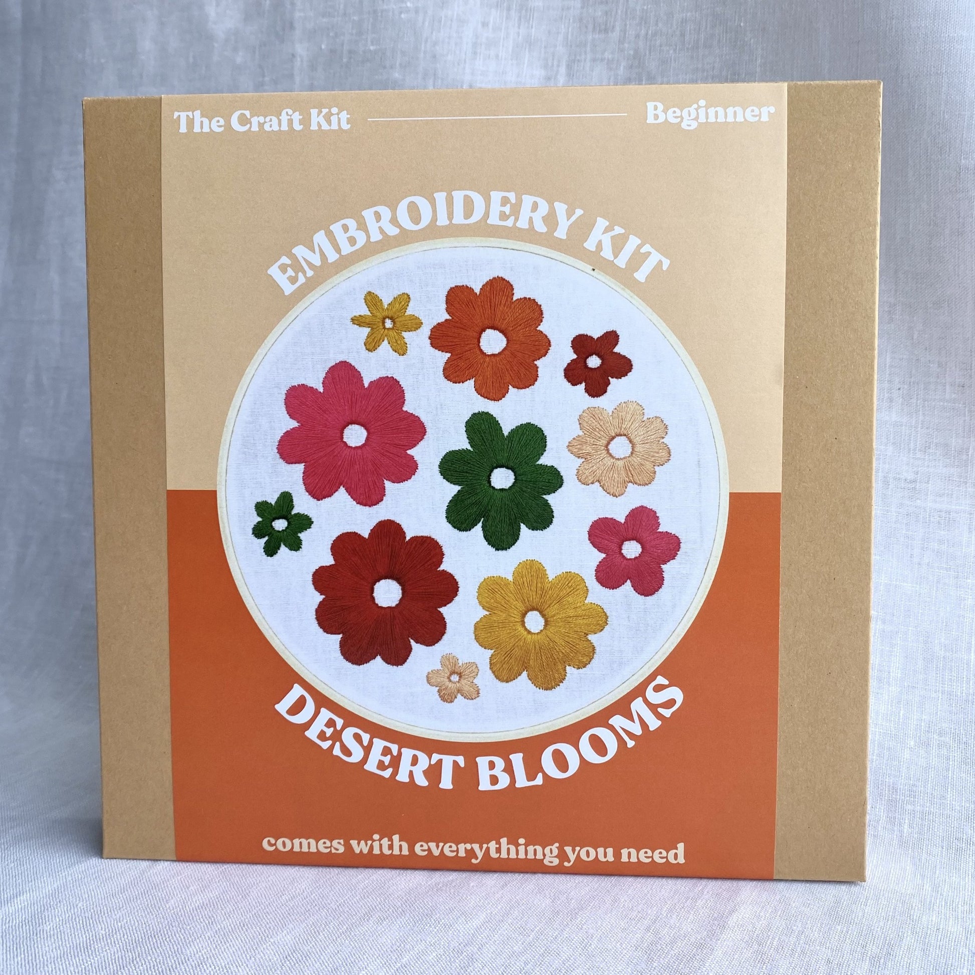 desert blooms embroidery kit DIY craft the crafty cowgirl