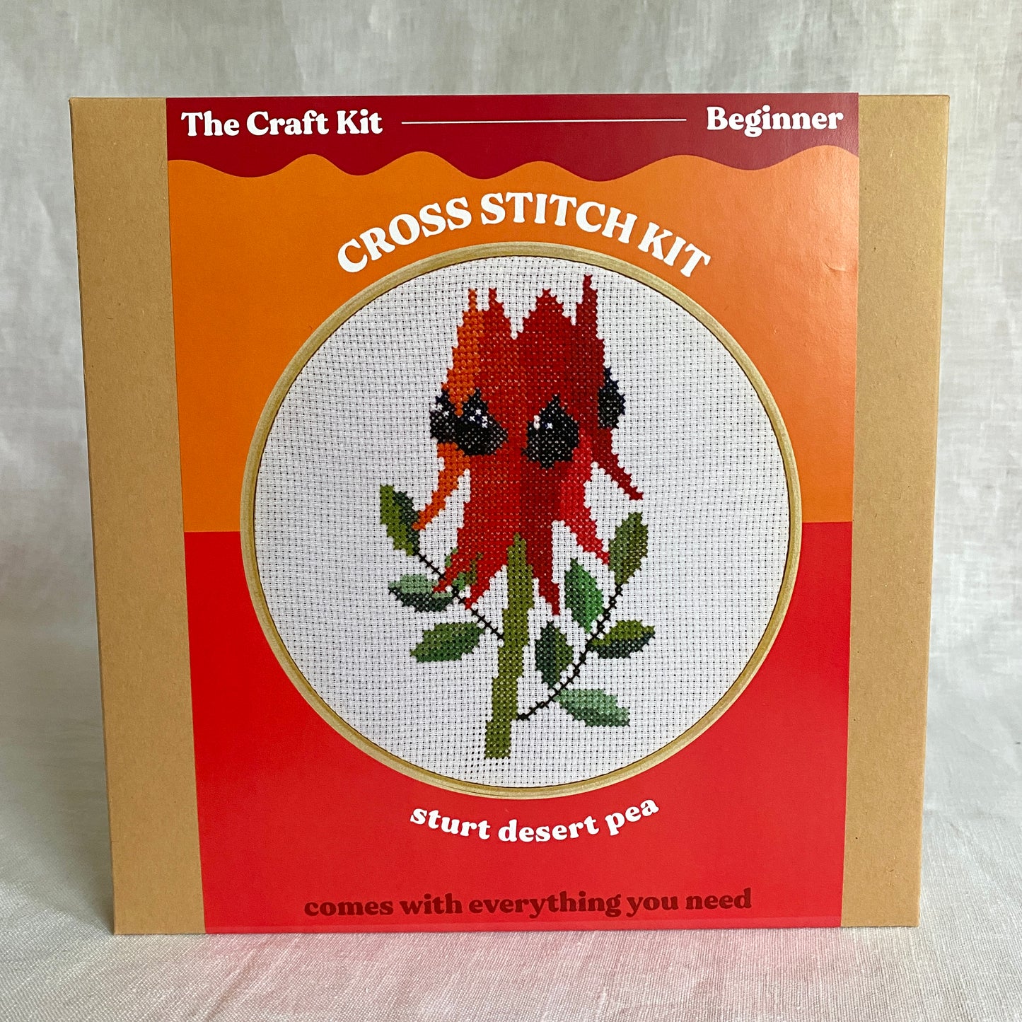 Sturt Desert Pea Cross Stitch Kit