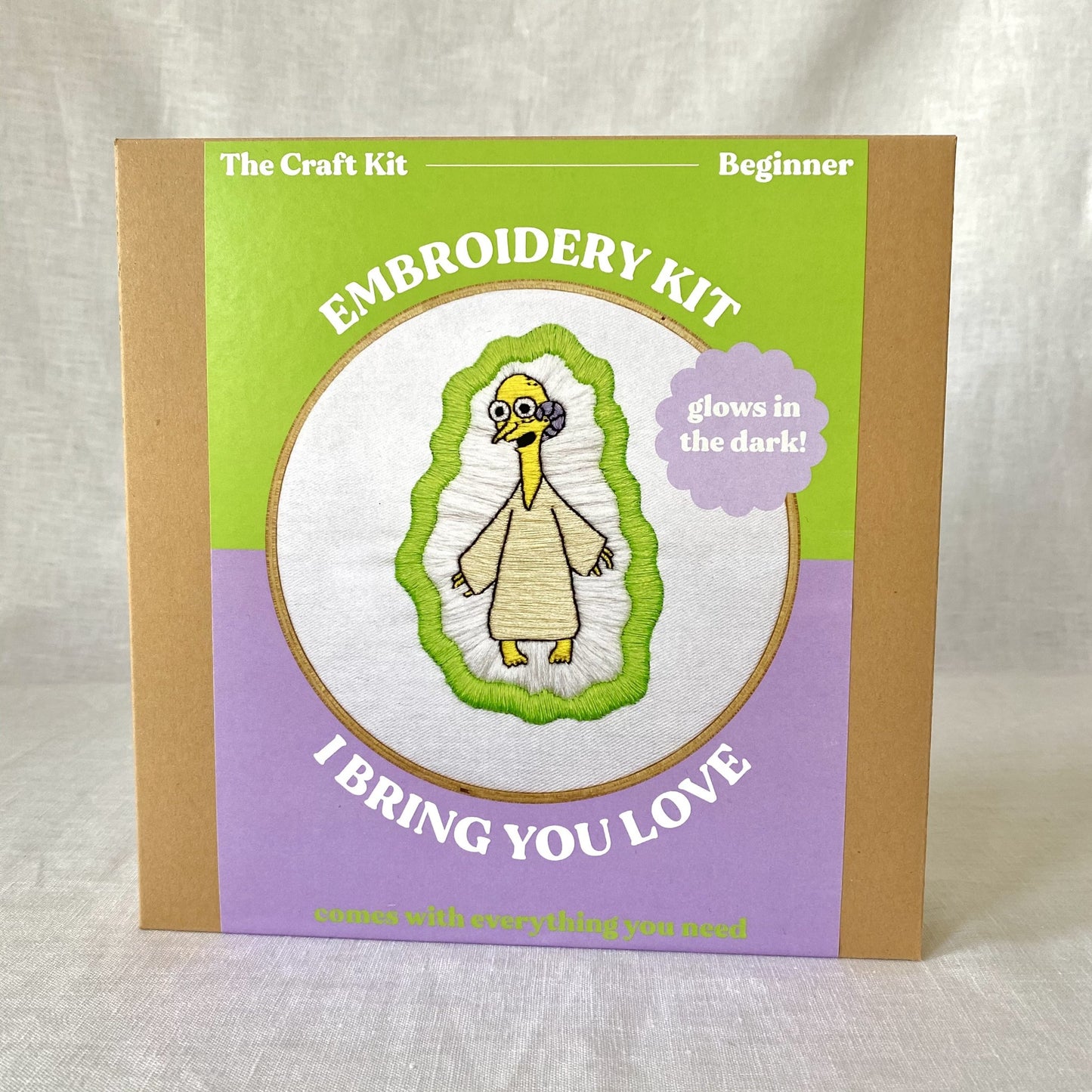mr burns embroidery kit from the crafty cowgirl