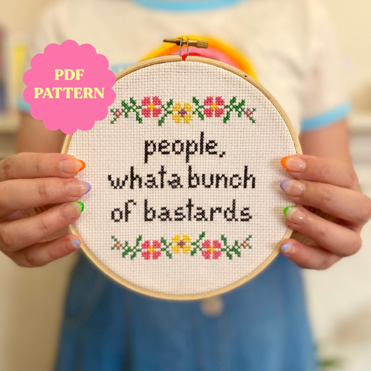 People, What A Bunch of Bastards PDF Pattern